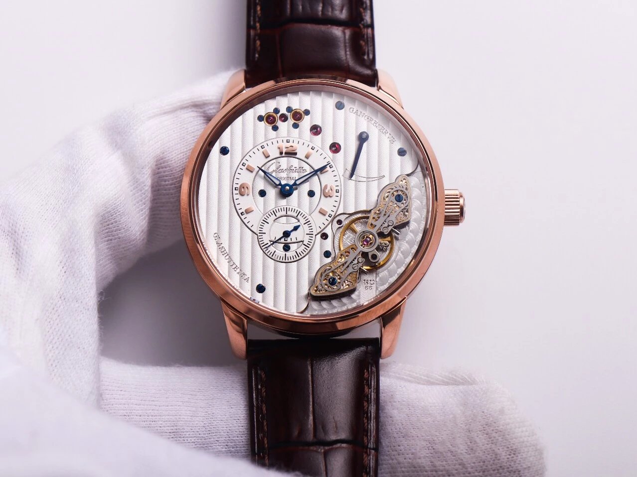 TZ厂格拉苏蒂原创偏心系列1-66款PanoInverseXL男士手表全自动机械腕表42mm